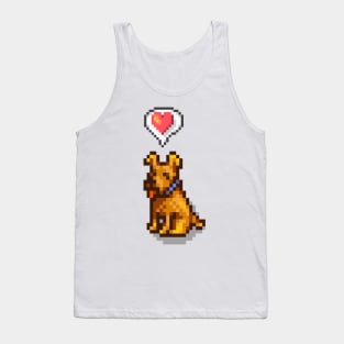 Stardew Valley Happy Dog (Sitting) Tank Top